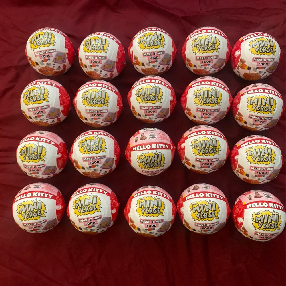 Hello Kitty Mini Verse Surprise Balls Lot of 20
